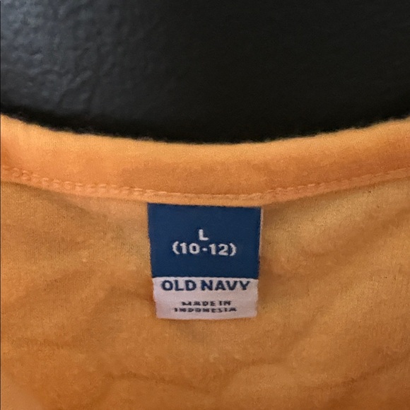 Old Navy large 10/12 orange terry cloth dress - Picture 3 of 4